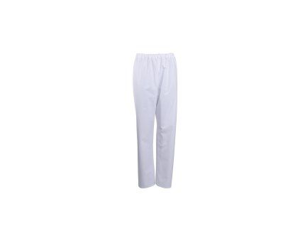 Bílé pracovní kalhoty bavlněné POKORINEK - Bílé (Velikost 3XL)