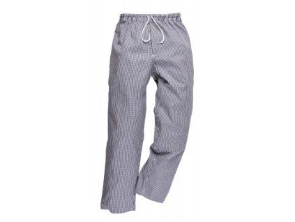 Portwest Kalhoty C079CHR BROMLEY CHEFS pepito s gumou v pase (Velikost XXS)