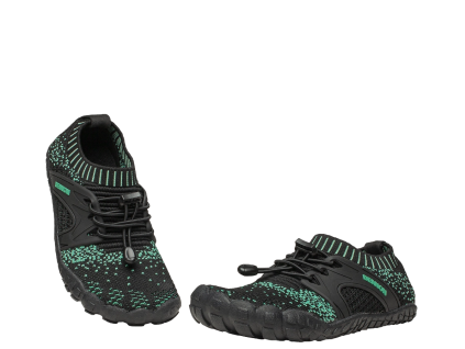BENNON BOSKY Junior - Dětské barefoot boty tyrkysovo-černé (Velikost 35)