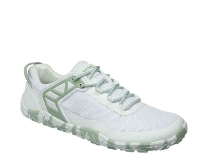 BENNON BAREFOOT SPORT - Sportovní barefoot obuv bílo-zelená (Velikost 35)