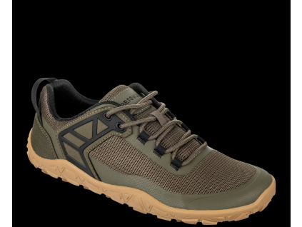 BENNON BAREFOOT SPORT - Sportovní barefoot obuv khaki (Velikost 48)