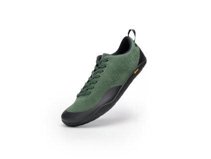 NORTHFINDER VIBRAM® XSTREK EVO DORJE - Pánské barefoot turistické boty - zelené (Velikost 47)