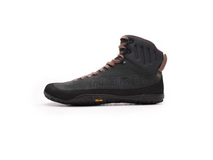 NORTHFINDER VIBRAM® XSTREK EVO PABIL - Pánské barefoot kotníkové boty - černé (Velikost 47)